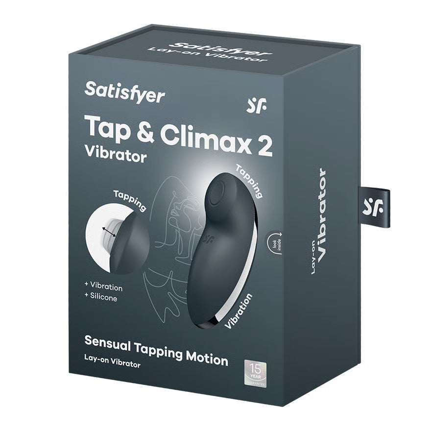 Tap & Climax 2 Lay-On Vibrator by Satisfyer