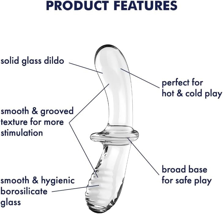 Double Crystal Glass Dildo by Satisfyer