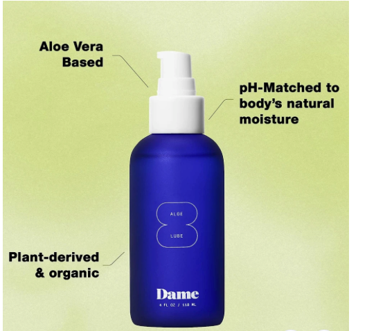 aloe vera plant as lube DAME Aloe Lube by Maude – Steamy Lit