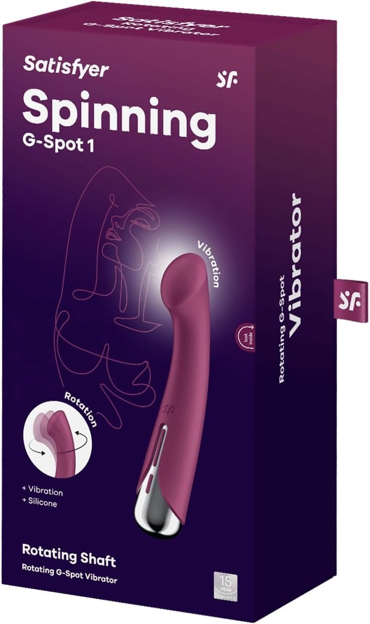 Spinning G-Spot 1 Rotating G-Spot Vibrator by Satisfyer Steamy Lit - The Steam Box Spinning G-Spot 1 Rotating G-Spot Vibrator by Satisfyer Steamy Lit - The Steam Box