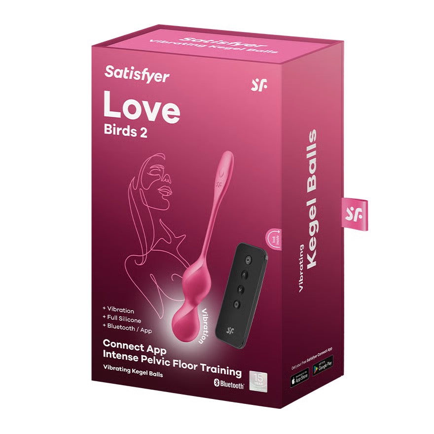 Love Birds 2 Vibrating Kegel Balls by Satisfyer