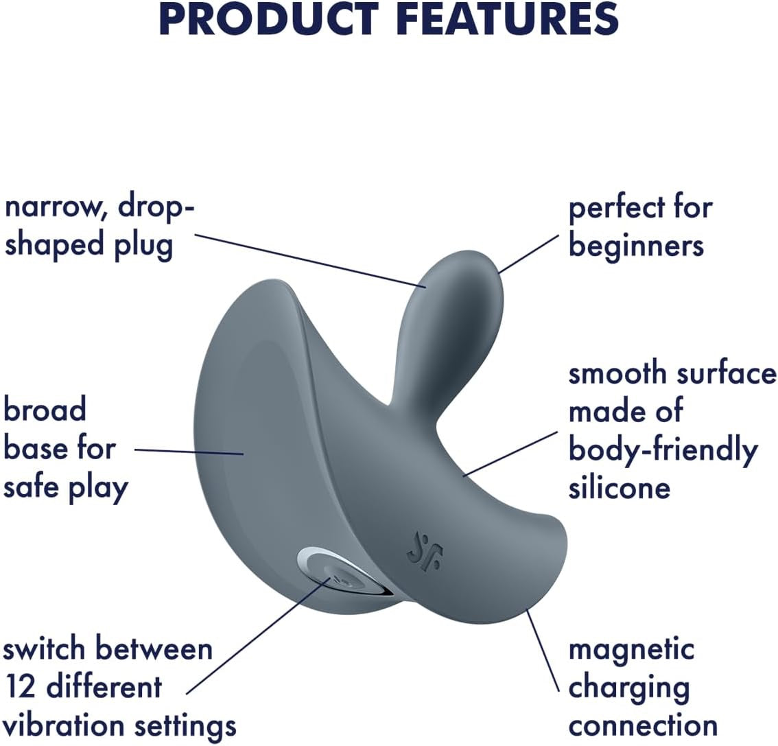 Booty Absolute Beginners 2 Vibrating Anal Plug by Satisfyer