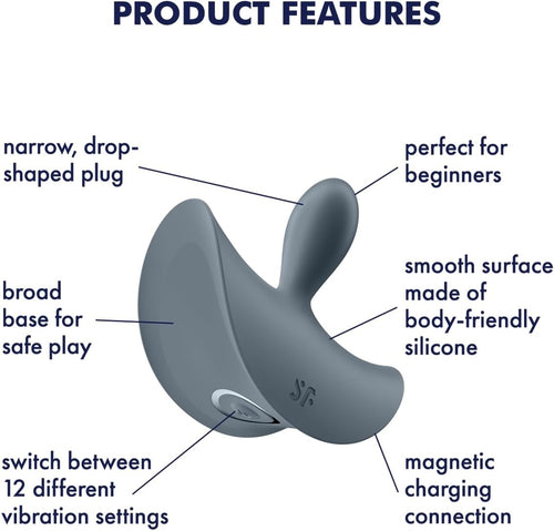 Booty Absolute Beginners 2 Vibrating Anal Plug by Satisfyer