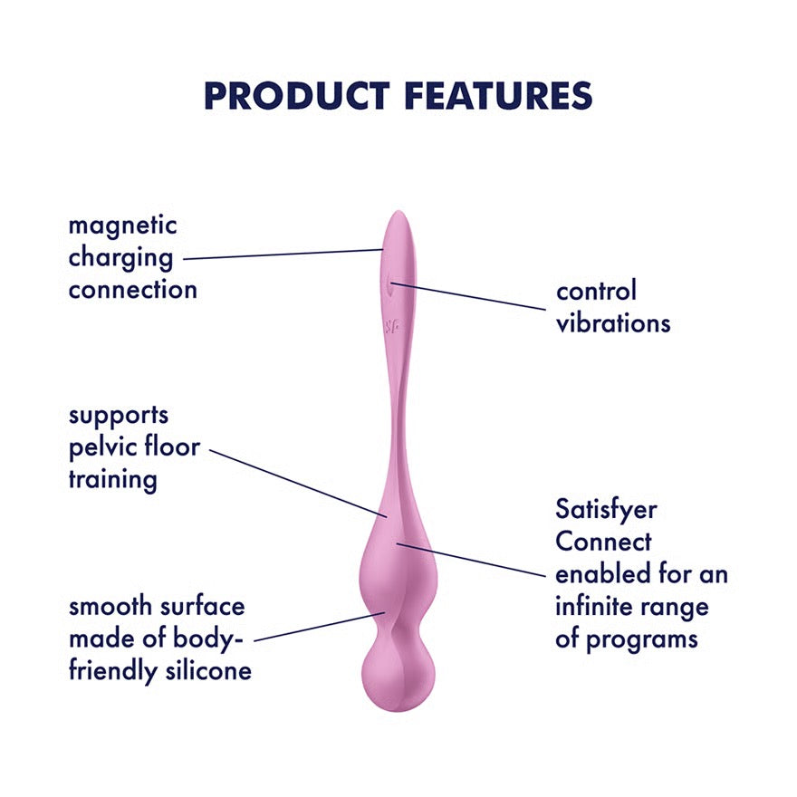 Love Birds 1 Vibrating Kegel Balls by Satisfyer