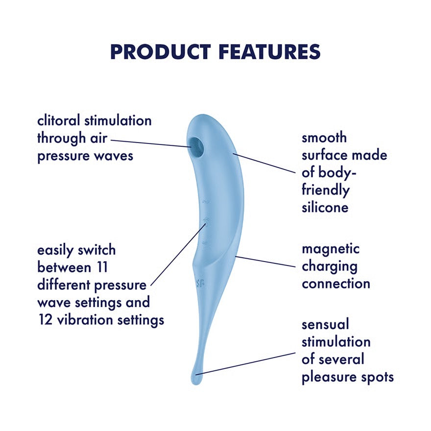 Twirling Pro Hybrid Air Pulse Vibrator by Satisfyer