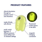 Glowing Ghost Double Air Pulse Vibrator by Satisfyer