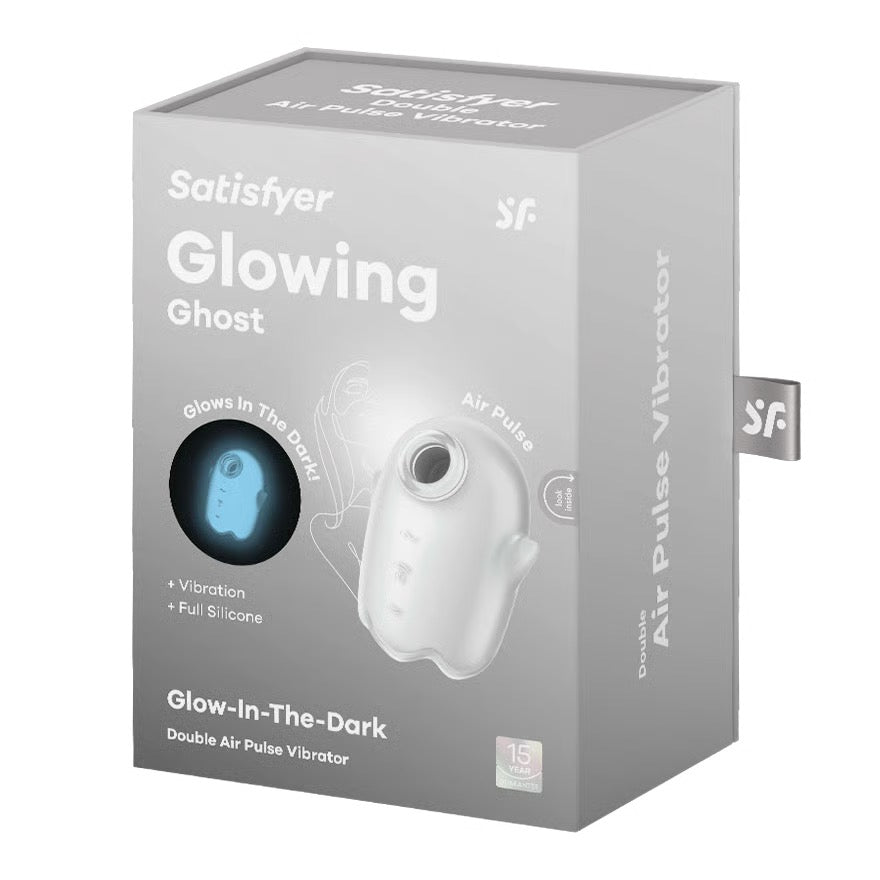 Glowing Ghost Double Air Pulse Vibrator by Satisfyer