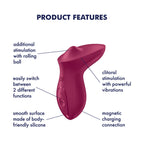 Exciterrr Polling Lay-on Vibrator by Satisfyer