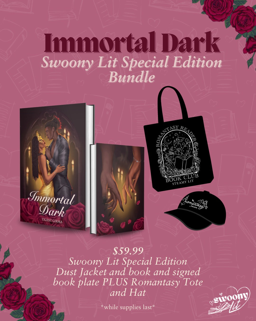 Swoony Lit Box: Immortal Dark by Tigest Girma